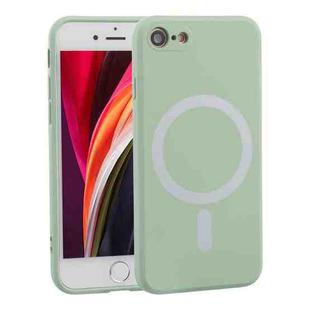 For iPhone SE 2022 / SE 2020 / 8 / 7 Silicone Full Coverage Shockproof Magsafe Case(Green)