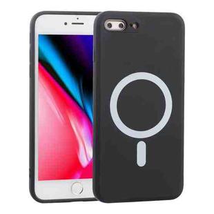Silicone Full Coverage Shockproof Magsafe Case For iPhone 7 Plus / 8 Plus(Black)