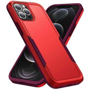 For iPhone 12 / 12 Pro Pioneer Armor Heavy Duty Shockproof Phone Case(Red)