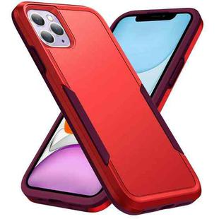 For iPhone 11 Pro Max Pioneer Armor Heavy Duty Shockproof Phone Case (Red)