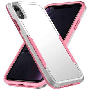 For iPhone XR Pioneer Armor Heavy Duty Shockproof Phone Case(White)