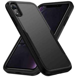 For iPhone XR Pioneer Armor Heavy Duty Shockproof Phone Case(Black)