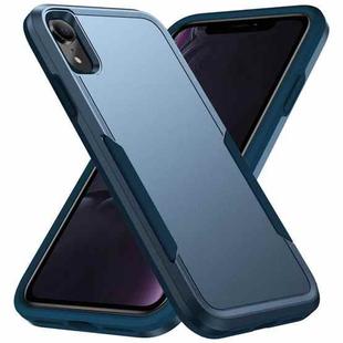 For iPhone XR Pioneer Armor Heavy Duty Shockproof Phone Case(Blue)