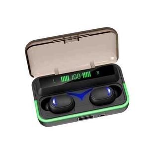 E10 Intelligent Noise Reduction E-sports Gaming Bluetooth Earphone with Three-screen Battery Display Charging Box, Support Siri & Power Bank