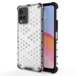 For vivo Y21 Shockproof Honeycomb PC + TPU Case(White)