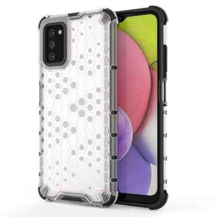 For Samsung Galaxy A03s 164mm Shockproof Honeycomb PC + TPU Case(White)