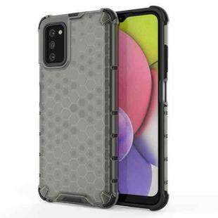 For Samsung Galaxy A03s 164mm Shockproof Honeycomb PC + TPU Case(Black)