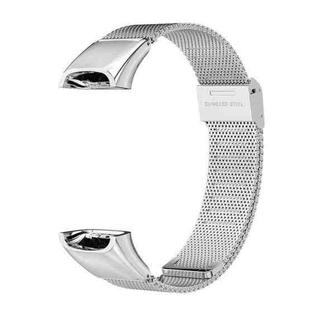 For Huawei Band 4 / Honor Band 5i MIJOBS Milan Stainless Steel Watch Band(Silver)