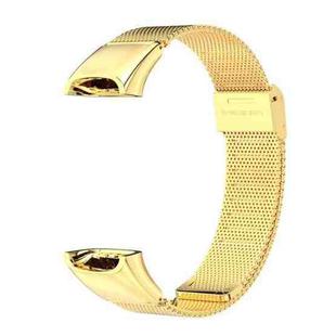 For Huawei Band 4 / Honor Band 5i MIJOBS Milan Stainless Steel Watch Band(Gold)