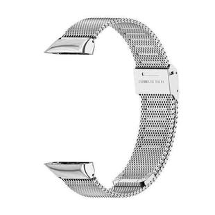 For Huawei Band 6 / Honor Band 6 / 7 MIJOBS Milan Stainless Steel Watch Band(Silver)