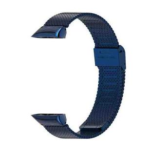 For Huawei Band 6 / Honor Band 6 / 7 MIJOBS Milan Stainless Steel Watch Band(Blue)