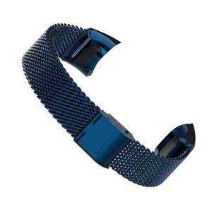 For Honor Band 4 / 5 MIJOBS Milan Stainless Steel Metal Buckle Watch Band(Blue)