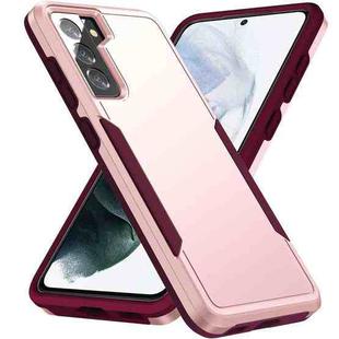 For Samsung Galay S21+ 5G Pioneer Armor Heavy Duty PC + TPU Shockproof Case(Pink)