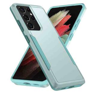 For Samsung Galay S21 Ultra 5G Pioneer Armor Heavy Duty PC + TPU Shockproof Case(Green)