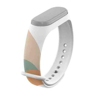 For Xiaomi Mi Band 6 / 5 Morandi Series Contrast Color Silicone Watch Band(3)