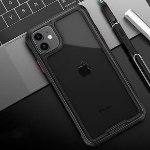 For iPhone 11 iPAKY Shockproof PC + Silicone Air Bag Protective Case(Black)