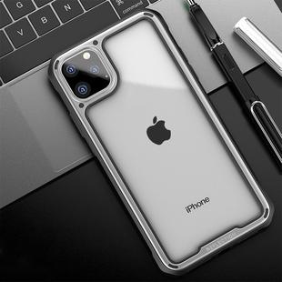 For iPhone 11 Pro iPAKY Shockproof PC + Silicone Air Bag Protective Case(Silver)