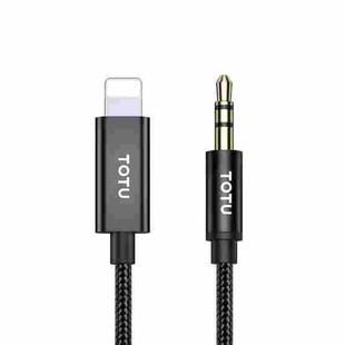 TOTUDESIGN EAUC-031 Speedy Series 8 Pin to 3.5mm AUX Audio Cable, Length: 1m(Black)