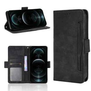 For iPhone 13 mini Skin Feel Calf Pattern Horizontal Flip Leather Case with Holder & Card Slots & Photo Frame (Black)
