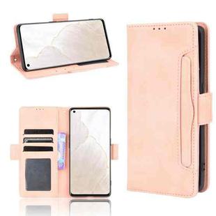 For OPPO Realme GT Explorer Master Skin Feel Calf Pattern Horizontal Flip Leather Case with Holder & Card Slots & Photo Frame(Pink)