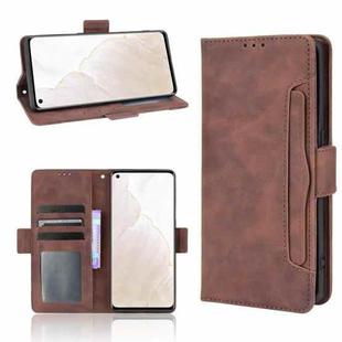 For OPPO Realme GT Explorer Master Skin Feel Calf Pattern Horizontal Flip Leather Case with Holder & Card Slots & Photo Frame(Brown)