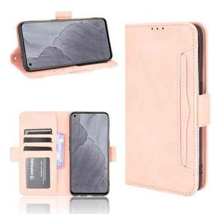For OPPO Realme GT Master Skin Feel Calf Pattern Horizontal Flip Leather Case with Holder & Card Slots & Photo Frame(Pink)
