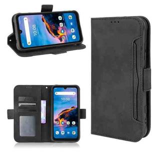 For UMIDIGI Bison Pro Skin Feel Calf Pattern Horizontal Flip Leather Case with Holder & Card Slots & Photo Frame(Black)