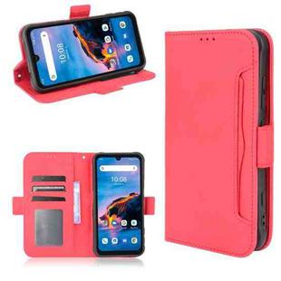 For UMIDIGI Bison Pro Skin Feel Calf Pattern Horizontal Flip Leather Case with Holder & Card Slots & Photo Frame(Red)