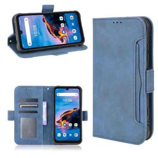 For UMIDIGI Bison Pro Skin Feel Calf Pattern Horizontal Flip Leather Case with Holder & Card Slots & Photo Frame(Blue)