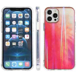 IMD Process Rendering Watercolor Aurora Pattern TPU + PC Shockproof Case For iPhone 13 Pro Max(Red)
