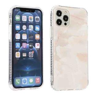 For iPhone 13 Pro Max Sands Marble Double-sided IMD Pattern TPU + Acrylic Case (Brandy Jade)