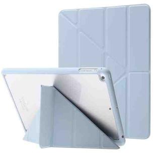 Deformation Acrylic Smart Leather Tablet Case For iPad 9.7 2017 / 2018 / Air / Air 2 / Pro 9.7(Baby Blue)