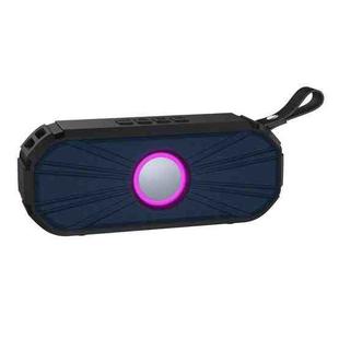 New Rixing NR-9012 Bluetooth 5.0 Portable Outdoor Wireless Bluetooth Speaker(Blue)