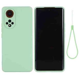 For Honor 50 Solid Color Liquid Silicone Dropproof Full Coverage Protective Case(Green)