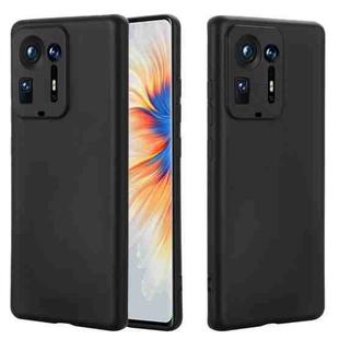 For Xiaomi Mix 4 Solid Color Liquid Silicone Dropproof Full Coverage Protective Case(Black)