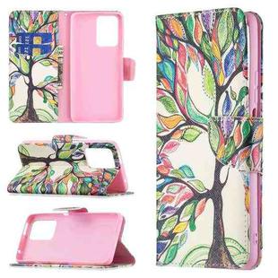 For Xiaomi Mi 11T Colored Drawing Pattern Horizontal Flip Leather Case with Holder & Card Slots & Wallet(Tree Life)