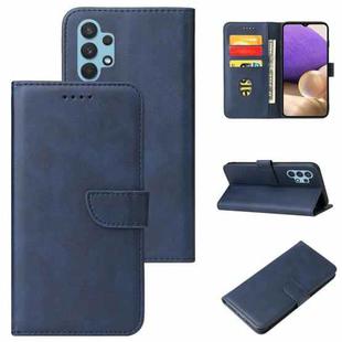 For Samsung Galaxy A32 5G Calf Texture Buckle Horizontal Flip Leather Case with Holder & Card Slots & Wallet(Blue)