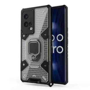 For vivo iQOO 8 Pro Space PC + TPU Ring Holder Protective Case(Grey)