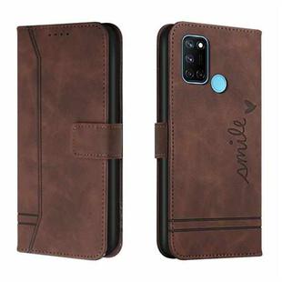 For OPPO Realme 7i Retro Skin Feel Horizontal Flip Soft TPU + PU Leather Case with Holder & Card Slots & Photo Frame(Coffee)