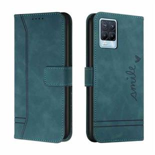 For OPPO Realme 8 / 8 Pro Retro Skin Feel Horizontal Flip Soft TPU + PU Leather Case with Holder & Card Slots & Photo Frame(Green)