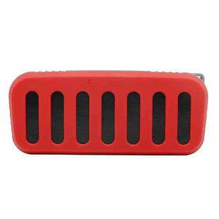 NewRixing NR-2013 TWS Car Exhaust Duct-shaped Bluetooth Speaker(Red)