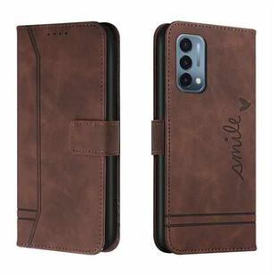 For OnePlus Nord N200 5G Retro Skin Feel Horizontal Flip Soft TPU + PU Leather Case with Holder & Card Slots & Photo Frame(Coffee)