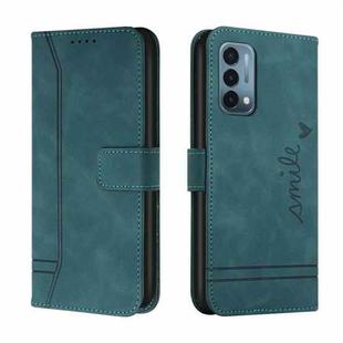 For OnePlus Nord N200 5G Retro Skin Feel Horizontal Flip Soft TPU + PU Leather Case with Holder & Card Slots & Photo Frame(Dark Green)