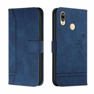 For Huawei Y9 2019 Retro Skin Feel Horizontal Flip Soft TPU + PU Leather Case with Holder & Card Slots & Photo Frame(Black)