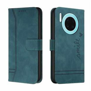 For Huawei Y9a Retro Skin Feel Horizontal Flip Soft TPU + PU Leather Case with Holder & Card Slots & Photo Frame(Green)