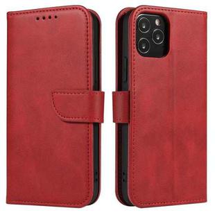 For iPhone 12 mini Calf Texture Buckle Horizontal Flip Leather Case with Holder & Card Slots & Wallet (Red)