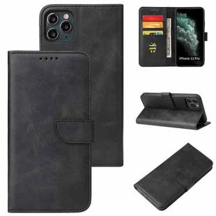 Calf Texture Buckle Horizontal Flip Leather Case with Holder & Card Slots & Wallet For iPhone 11 Pro Max(Black)