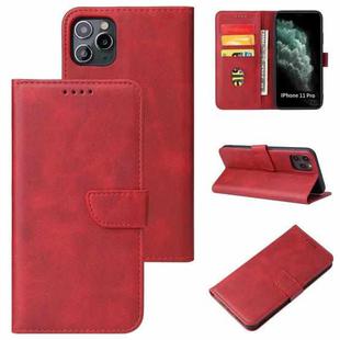 Calf Texture Buckle Horizontal Flip Leather Case with Holder & Card Slots & Wallet For iPhone 11 Pro Max(Red)