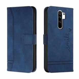 For Xiaomi Redmi 9 Retro Skin Feel Horizontal Flip Soft TPU + PU Leather Case with Holder & Card Slots & Photo Frame(Blue)