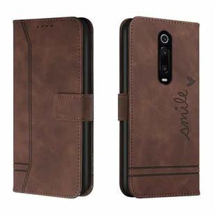 For Xiaomi Redmi K20 / K20 Pro Retro Skin Feel Horizontal Flip Soft TPU + PU Leather Case with Holder & Card Slots & Photo Frame(Coffee)